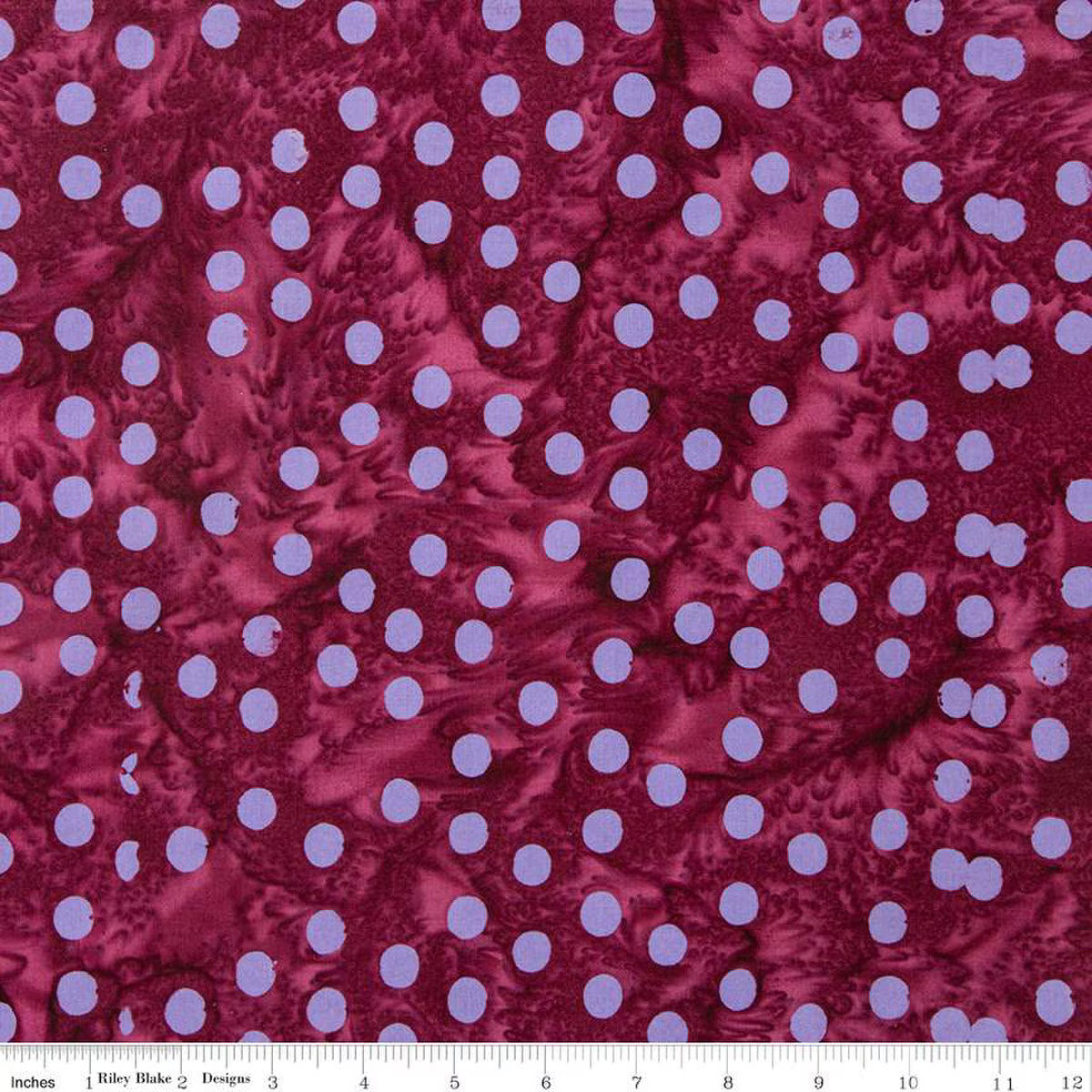 Cotton Fabric - Batiks - Neon Pop - Berry Persimmon