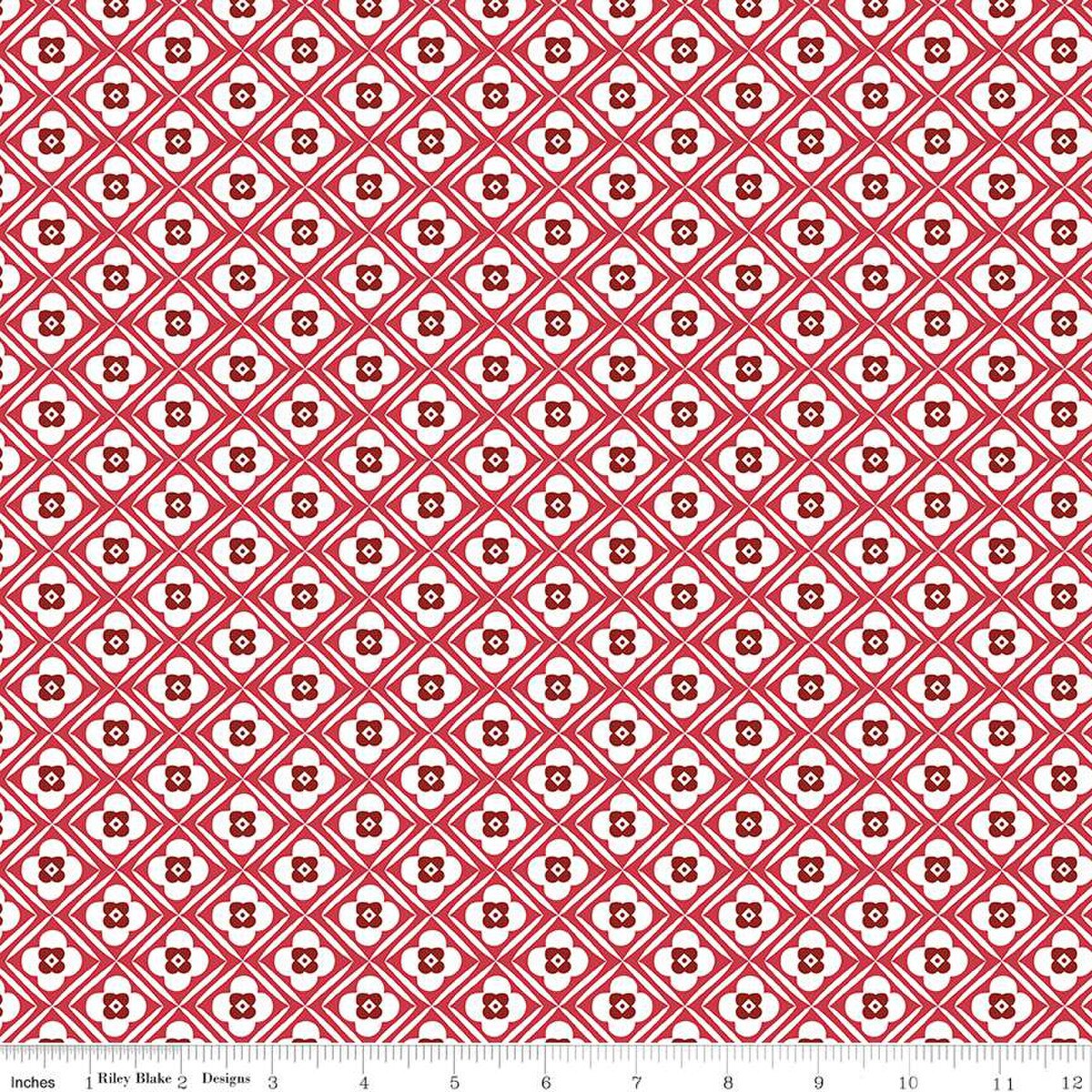 Bee Plaids – Quilting Cotton Fabric – Hugs - Cayenne