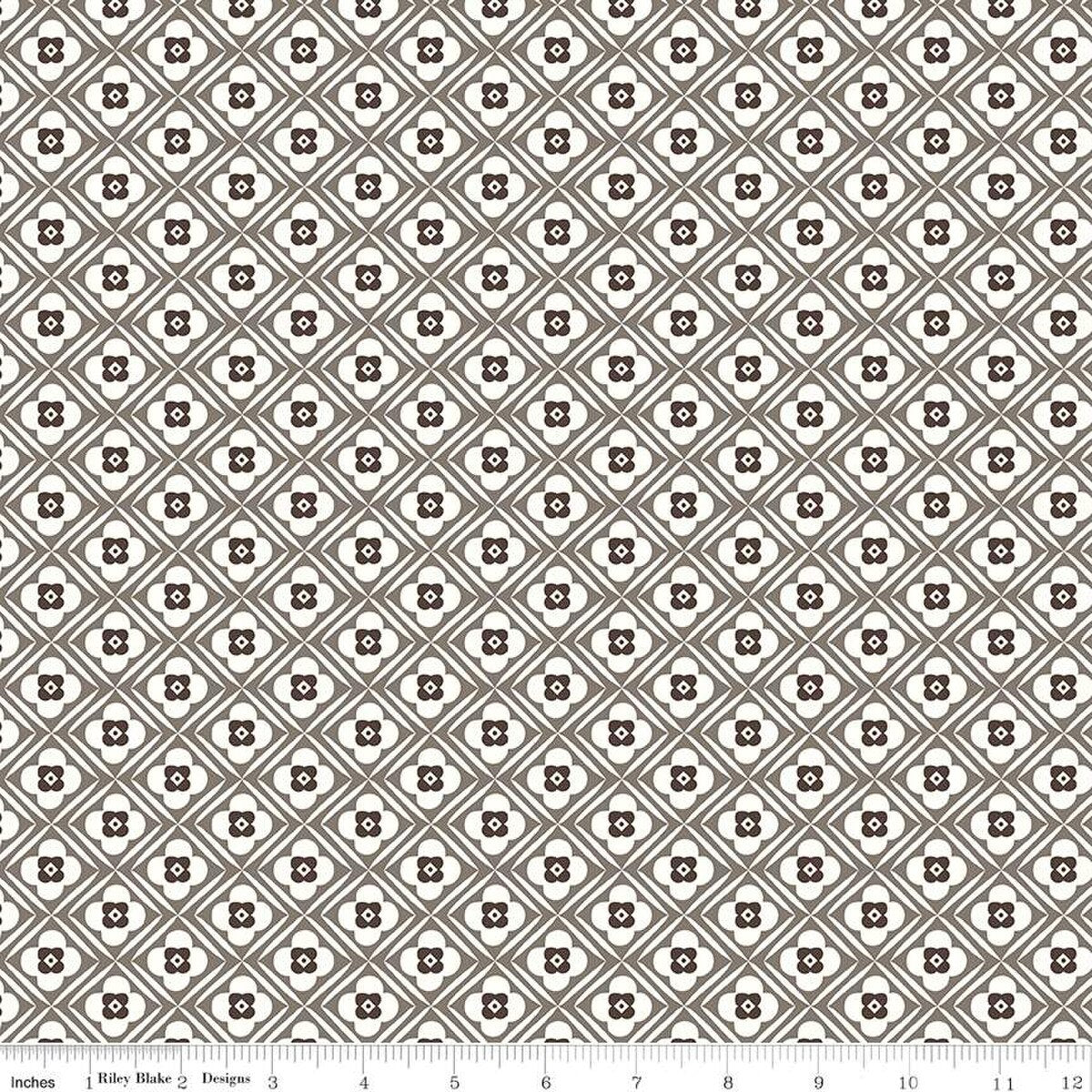 Bee Plaids – Quilting Cotton Fabric – Hugs - Steel