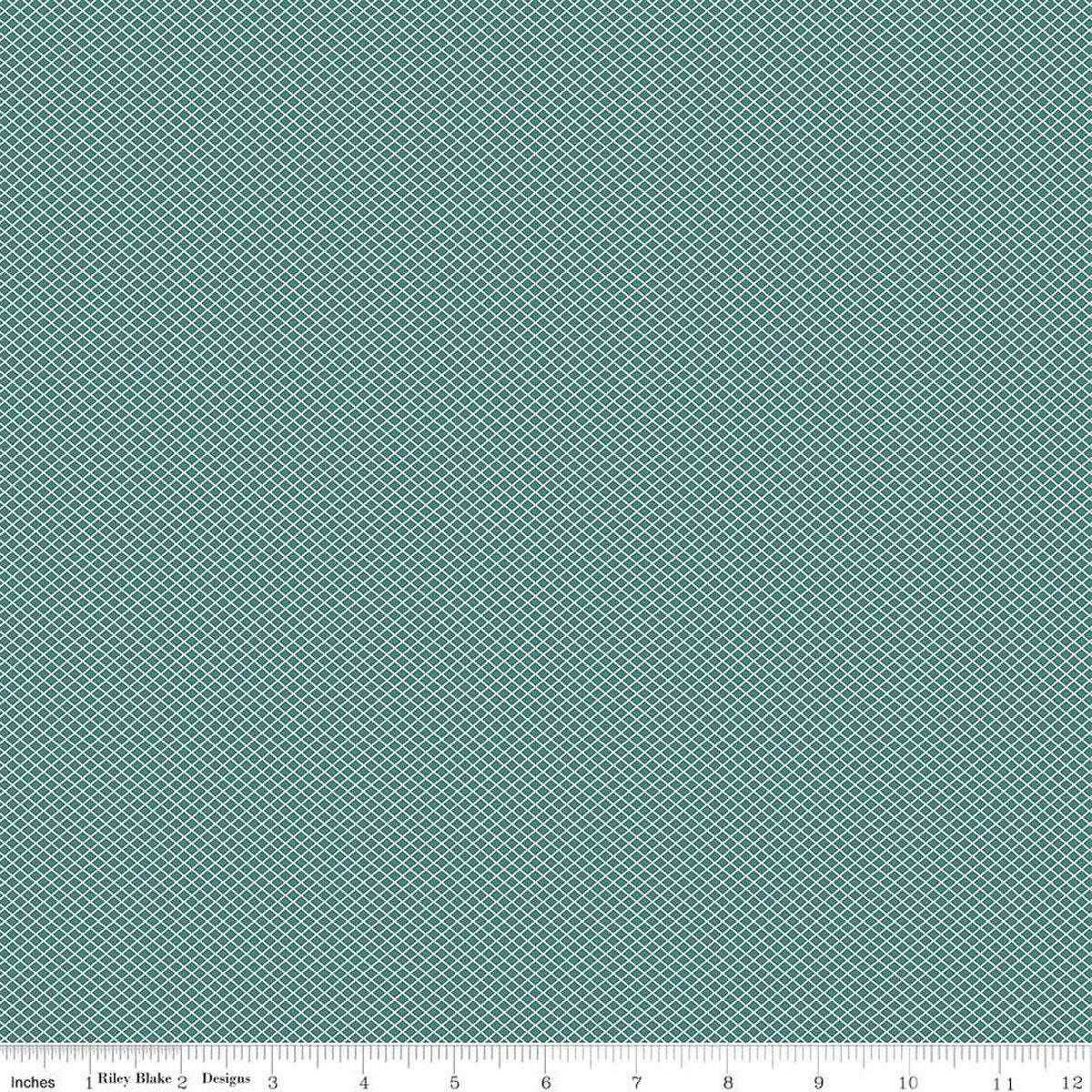 Bee Plaids – Quilting Cotton Fabric – October - Teal