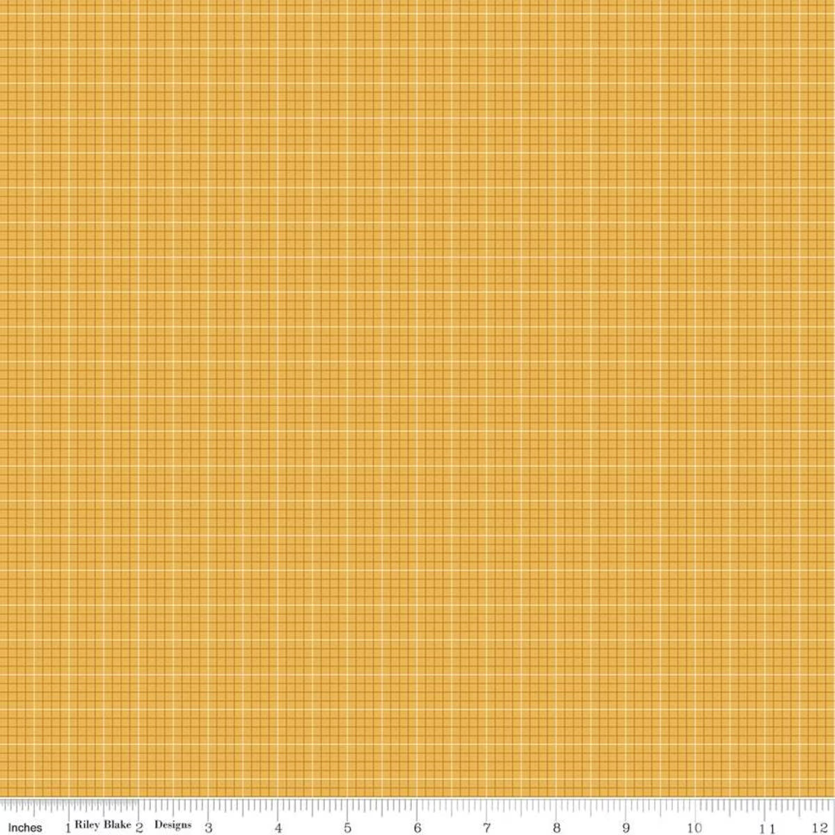 Bee Plaids – Quilting Cotton Fabric – Hayride - Daisy