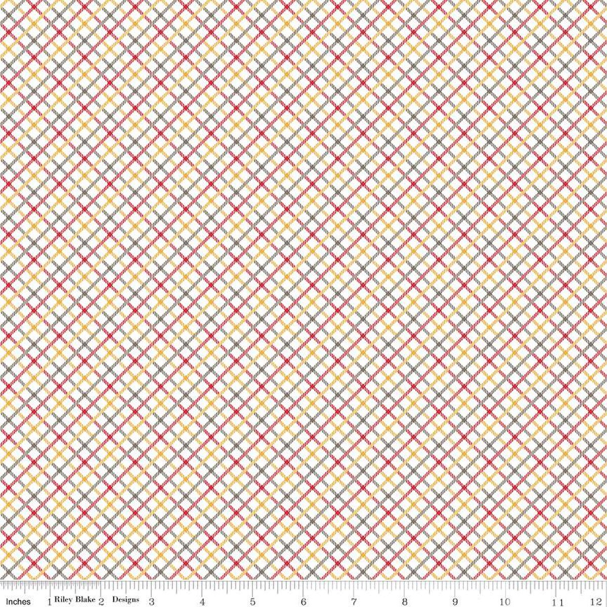 Bee Plaids – Quilting Cotton Fabric – Homespun - Daisy
