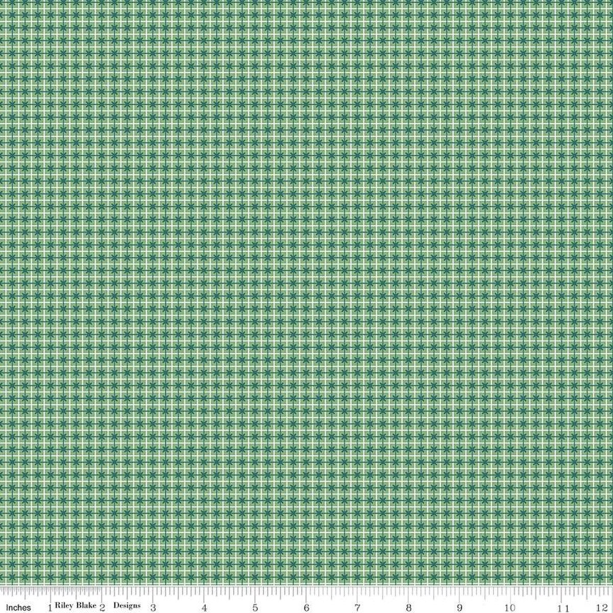 Bee Plaids – Quilting Cotton Fabric – Sweater - Alpine