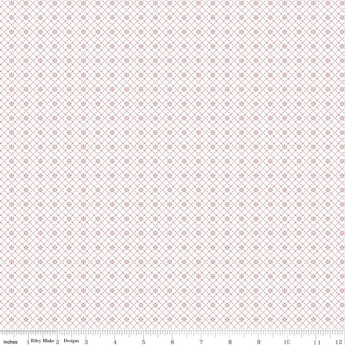 Bee Plaids – Quilting Cotton Fabric – Crossroads - Cayenne