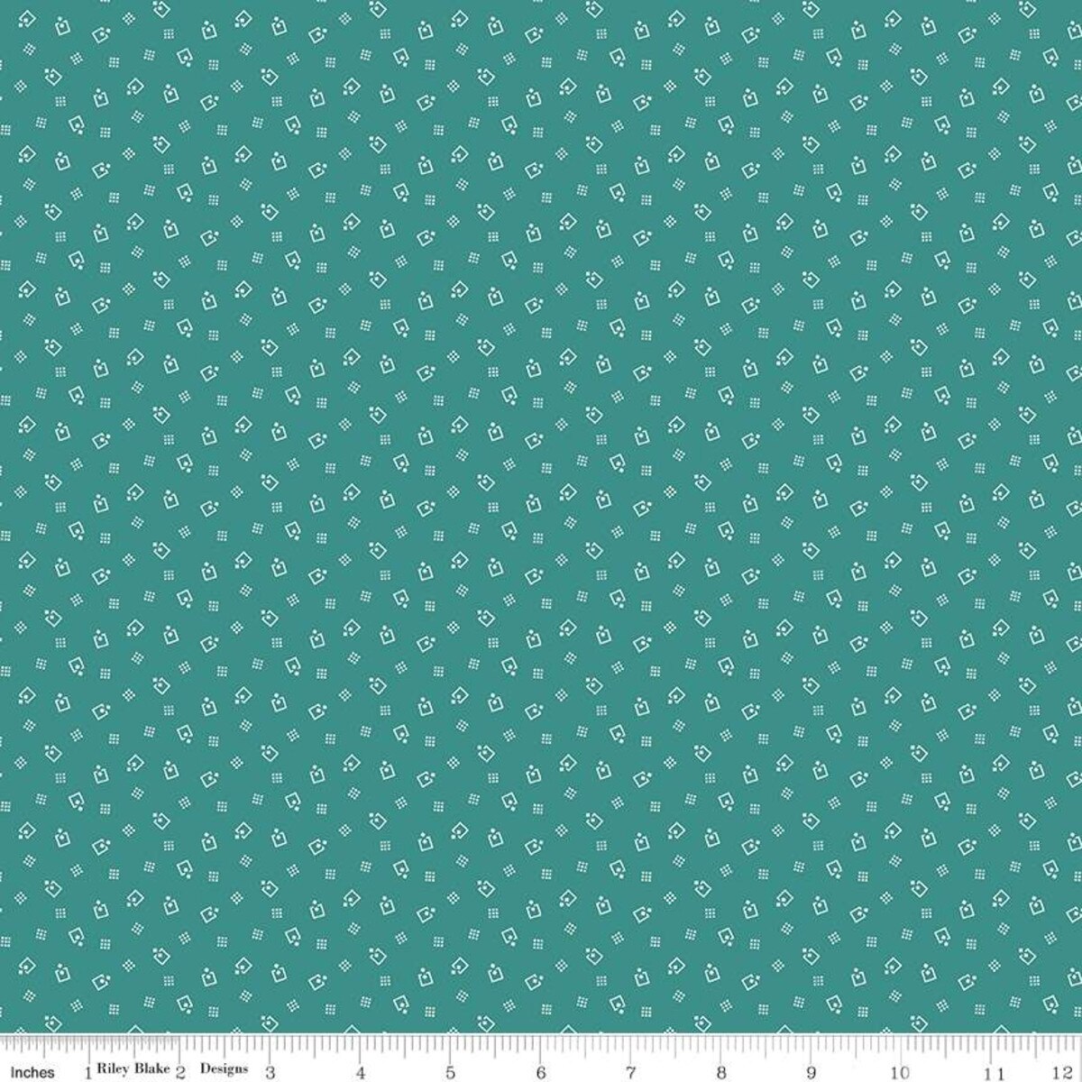 Prairie - Quilting Cotton Fabric - Mercantile - Teal