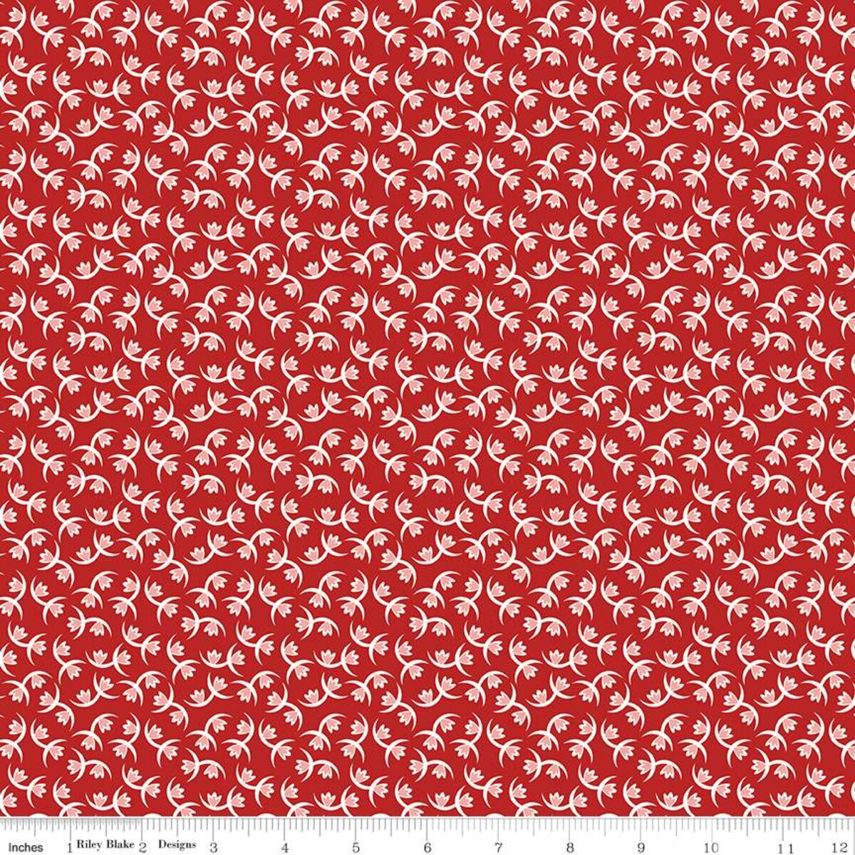 Prairie - Quilting Cotton Fabric - Memories - Schoolhouse Red