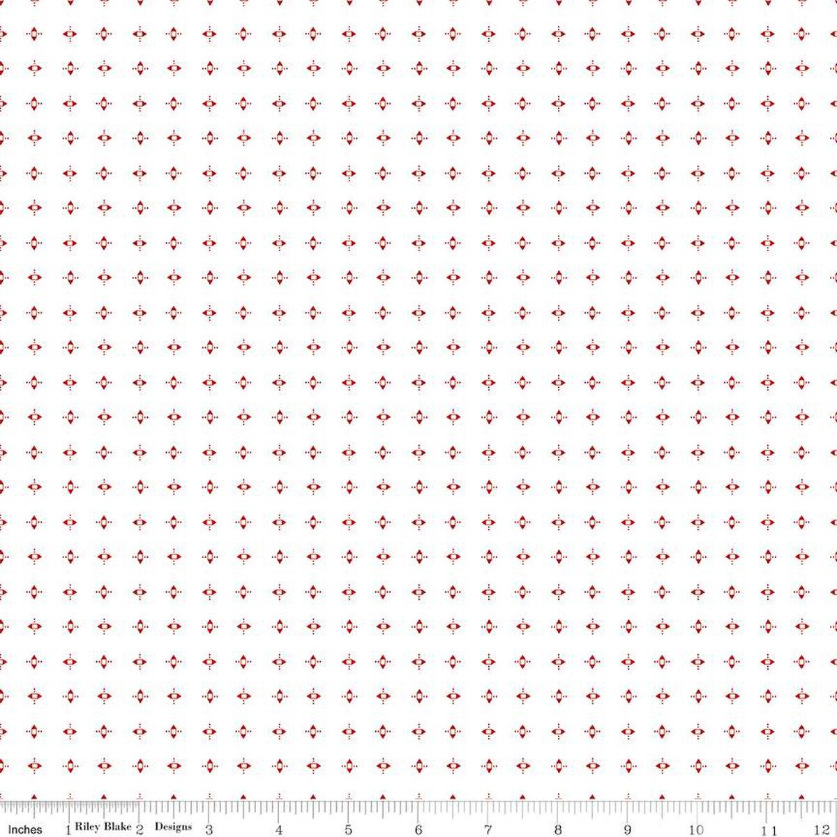 Prairie - Quilting Cotton Fabric - Pinafore - Schoolhouse Red