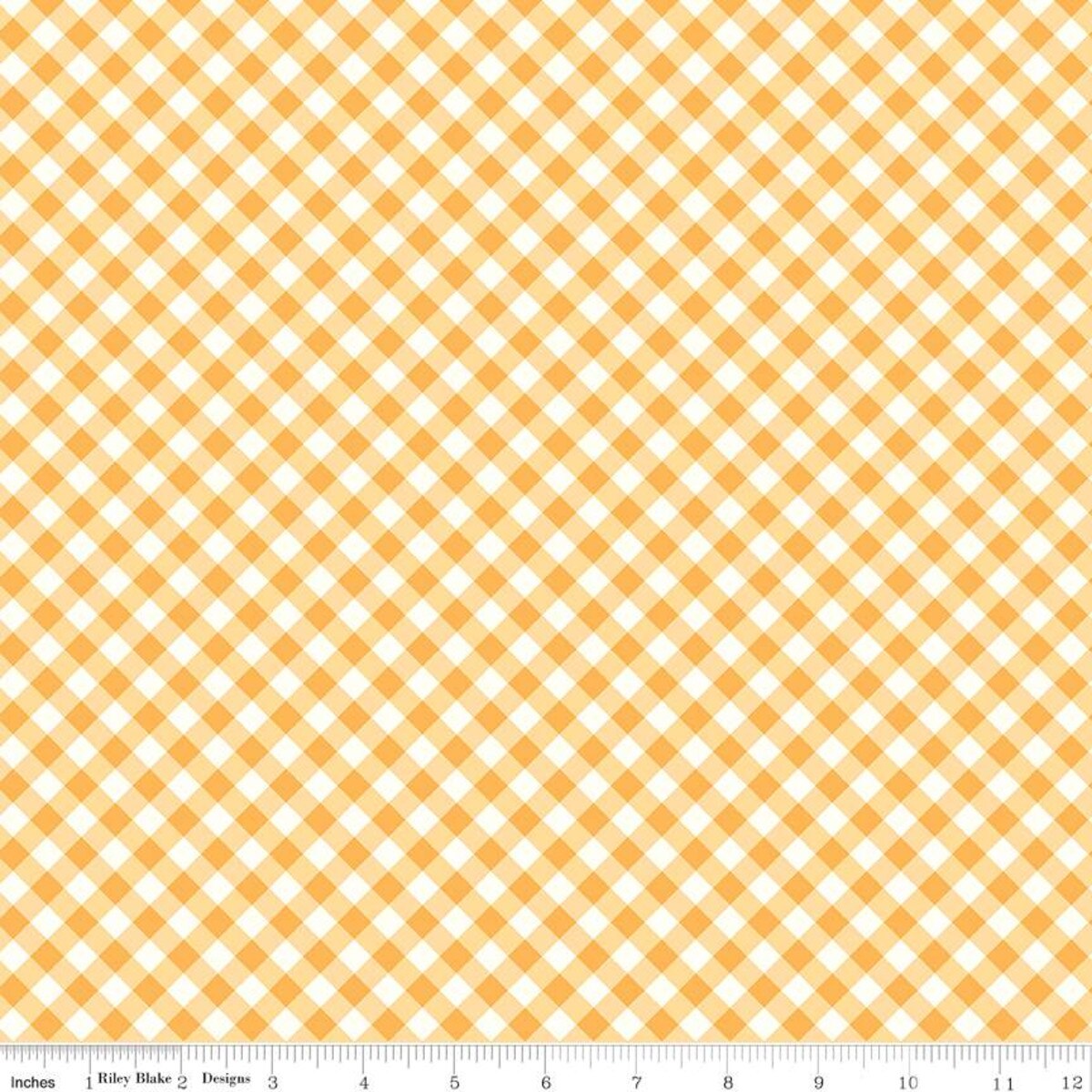 Bee Ginghams – Quilting Cotton Fabric – Tammy - Daisy