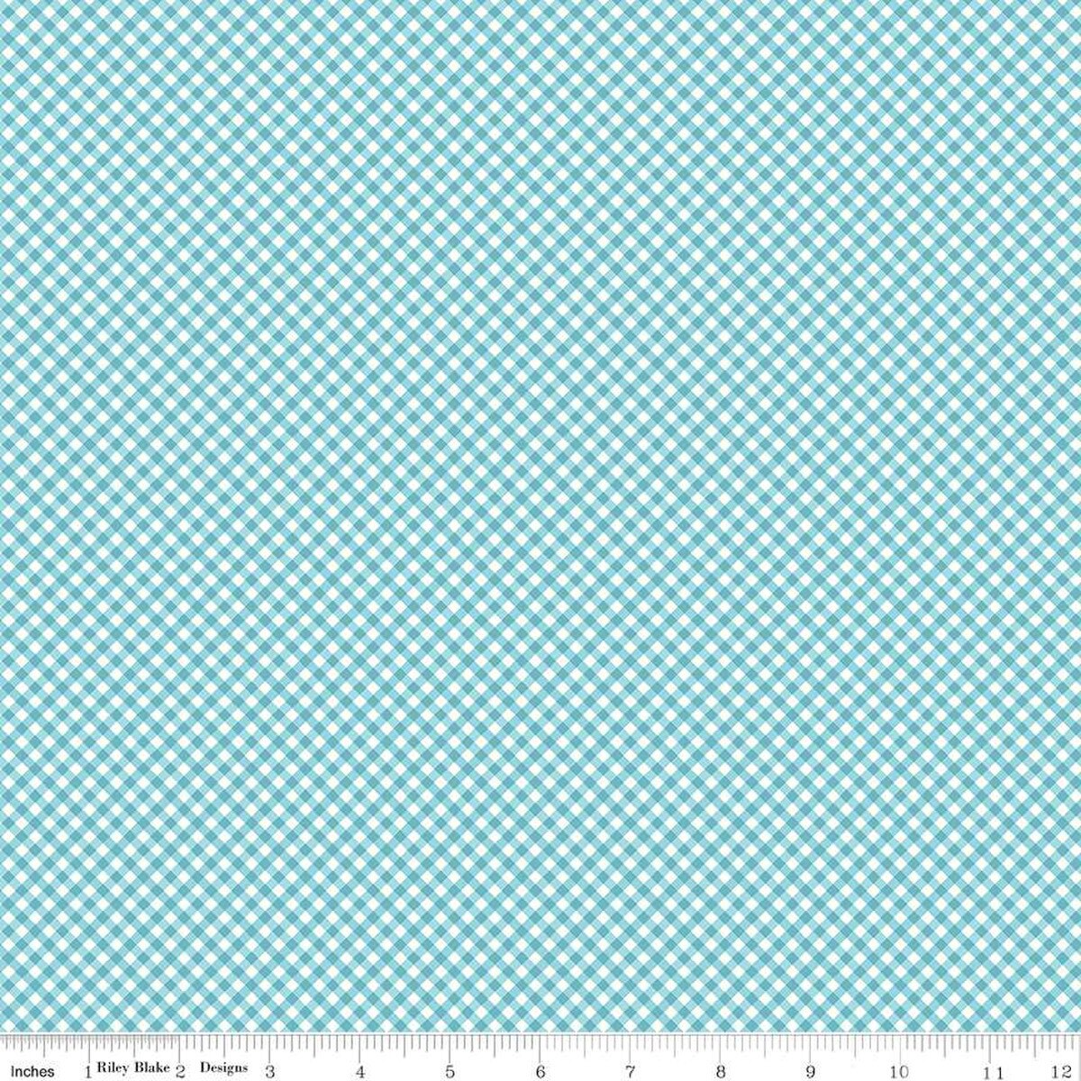 Bee Ginghams – Quilting Cotton Fabric – Rebecca - Dream