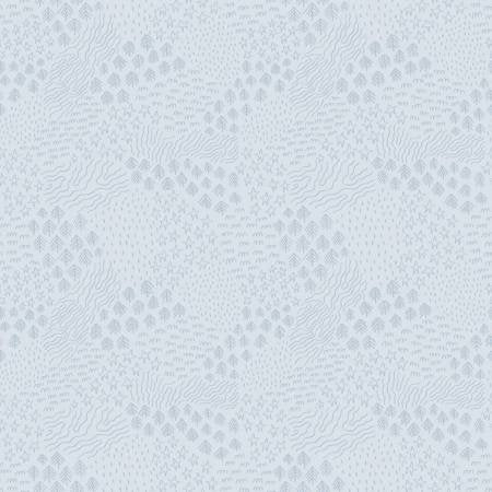 Twilight Creatures – Quilting Cotton Fabric – Ice - Light Blue