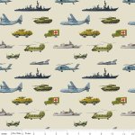 Letters From Home - Quilting Cotton Fabric - Choppers - Khaki