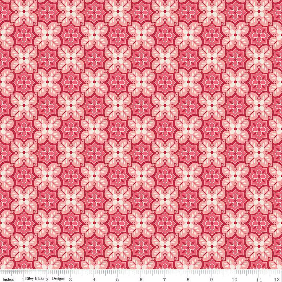 Piece and Plenty – Quilting Cotton Fabric - Garden - Tea Rose