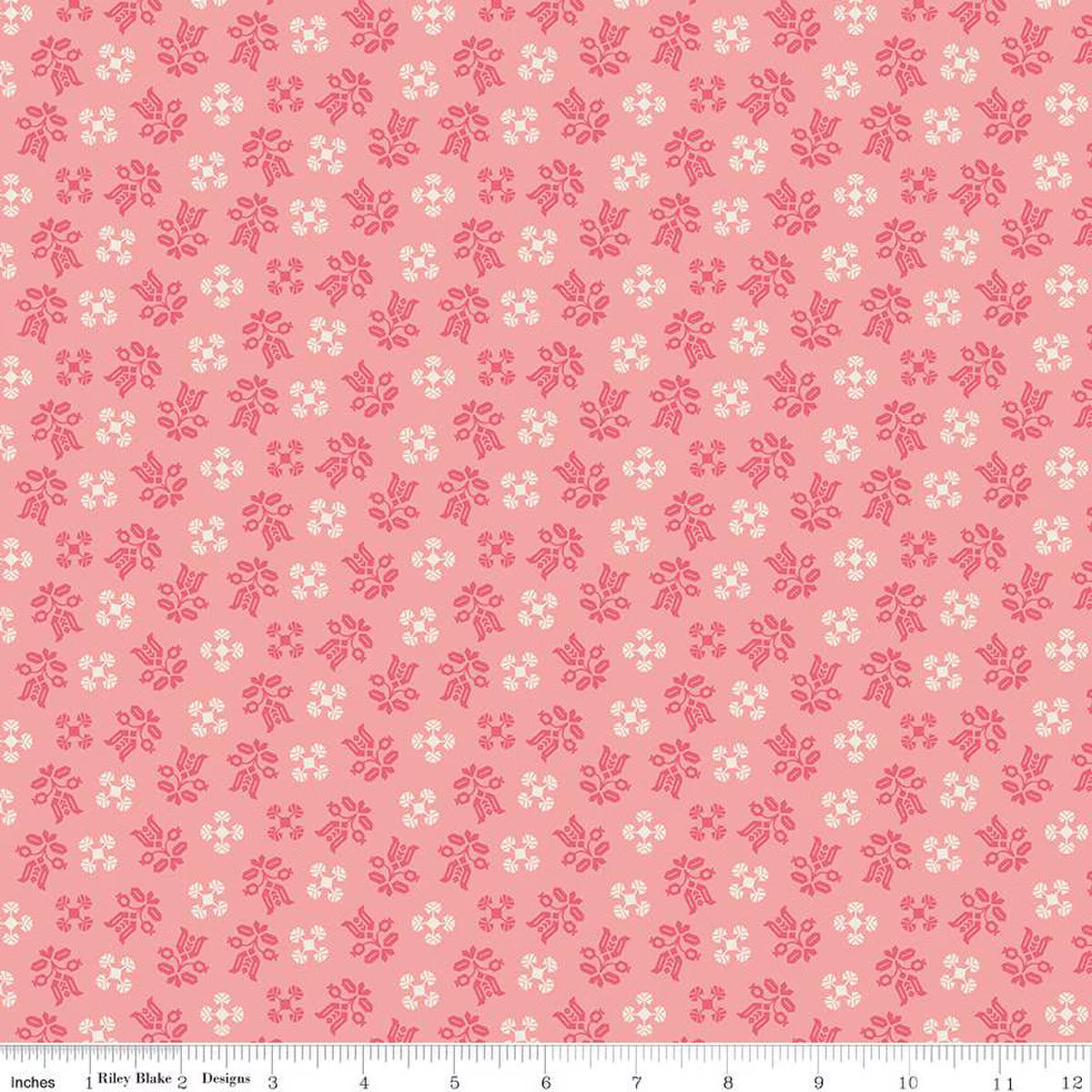 Piece and Plenty – Quilting Cotton Fabric - Gentle - Coral