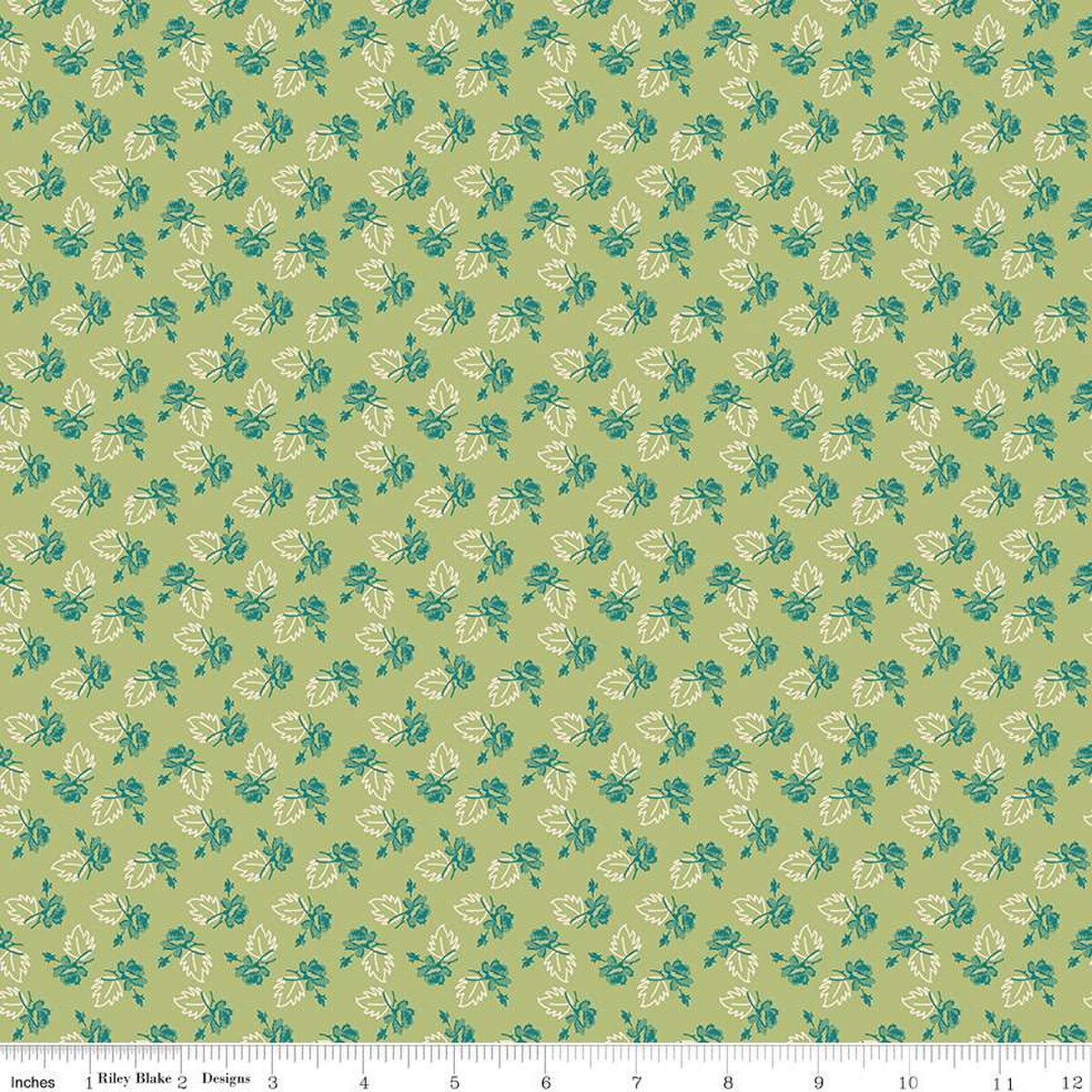 Piece and Plenty – Quilting Cotton Fabric – Rose Lettuce