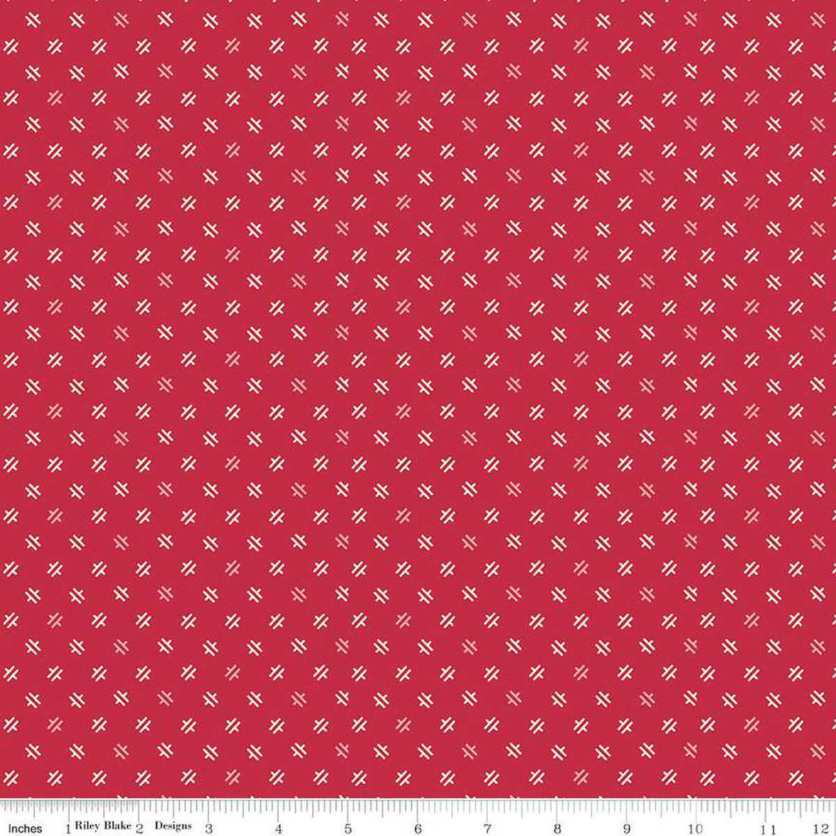 Piece and Plenty – Quilting Cotton Fabric - Weave - Berry