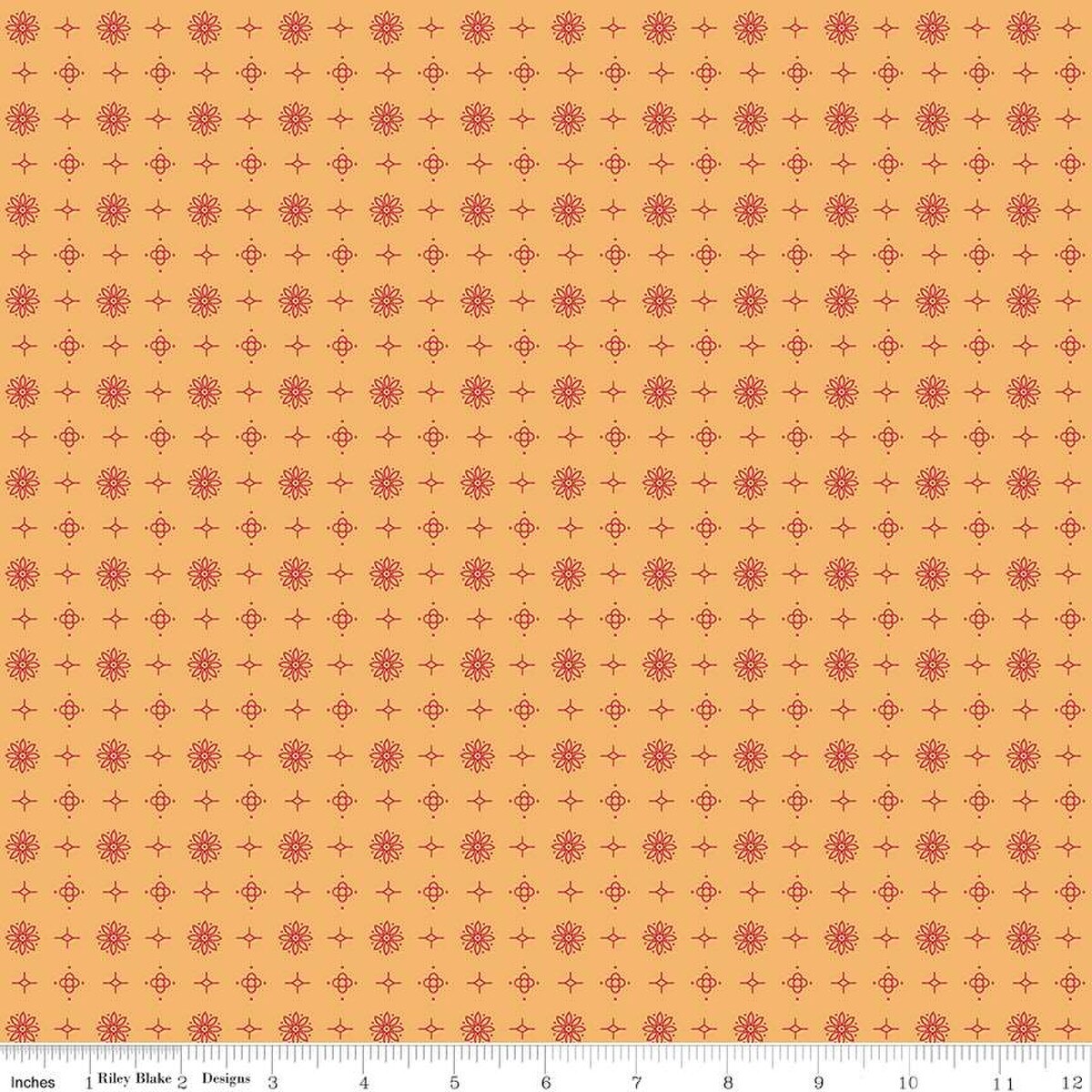 Americana – Quilting Cotton Fabric - Lincoln - Marigold