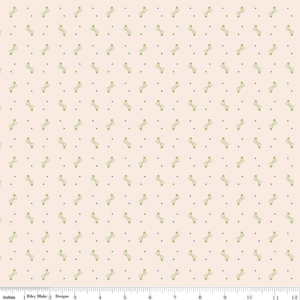 Gentler Times – Cotton Fabric – Ditty - Latte