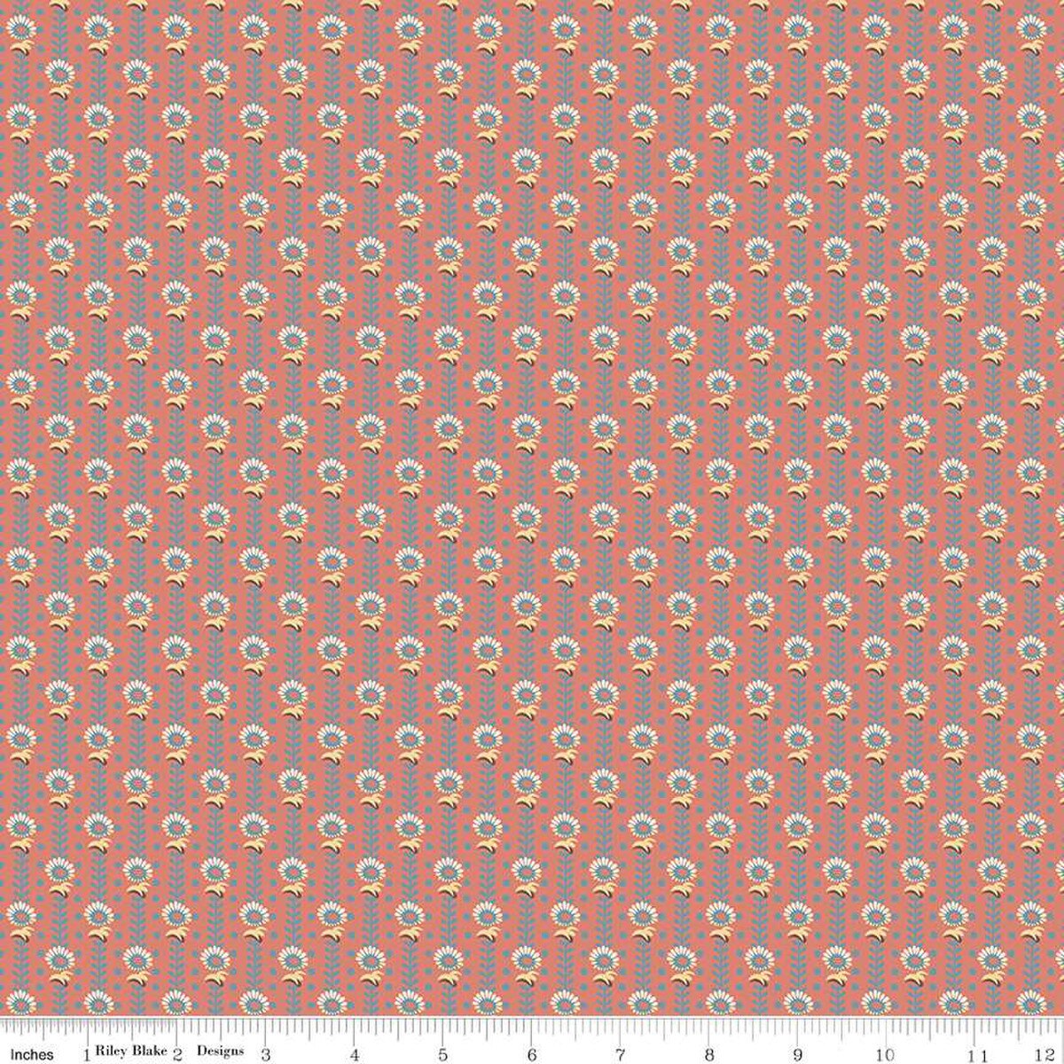 Emma – Quilting Cotton Fabric – Mrs. Goddard - Pink