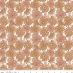 Evening on the Prairie - Quilting Cotton Fabric - Ambleside Flower Stems - Sienna