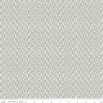 Evening on the Prairie - Quilting Cotton Fabric - Geo Leaves - Green