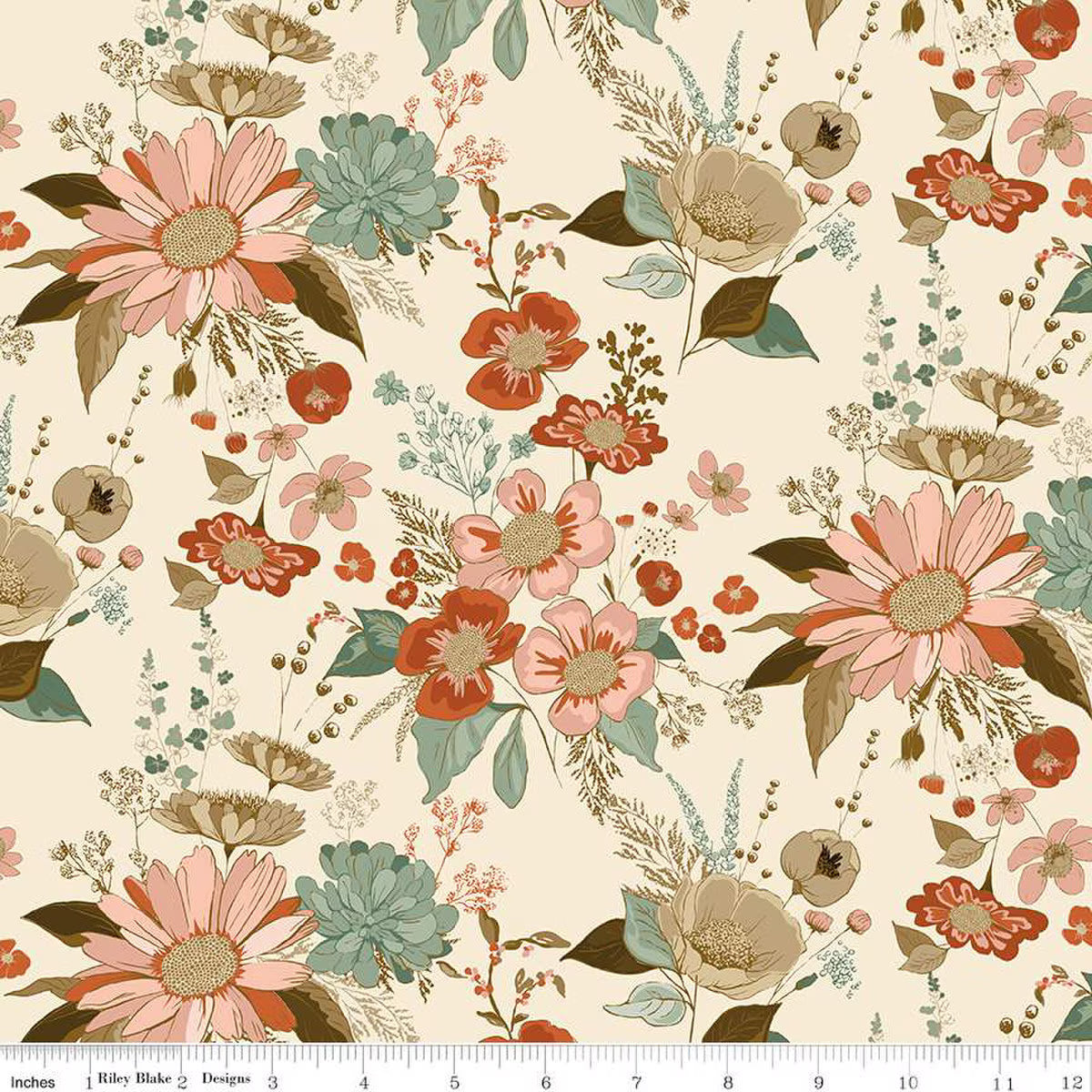 Morning Latte – Quilting Cotton Fabric – Main - Latte