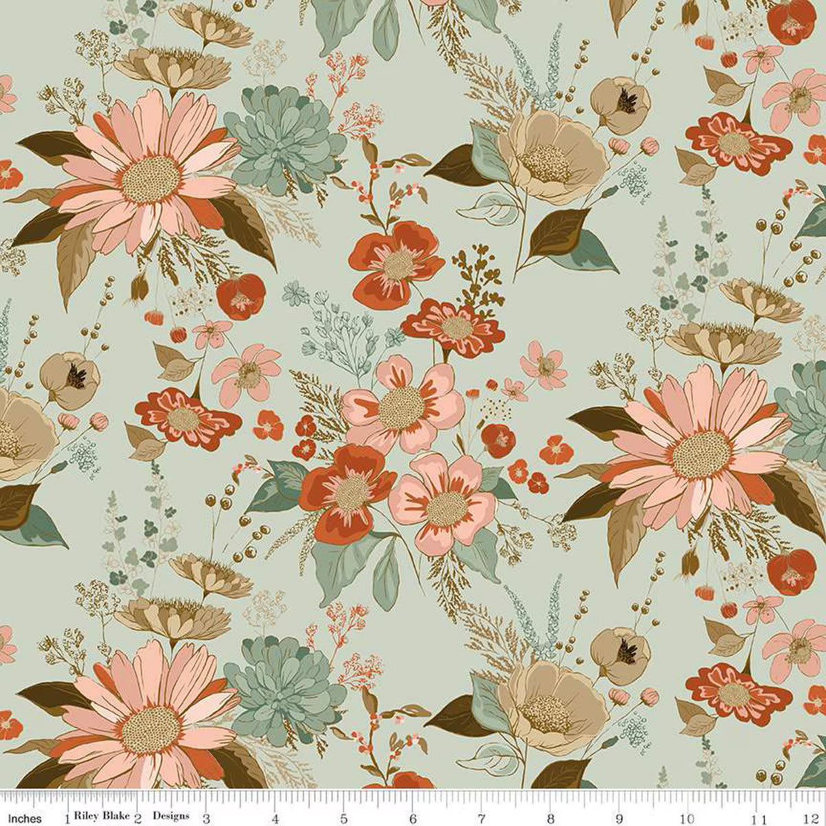 Morning Latte – Quilting Cotton Fabric – Main - Songbird