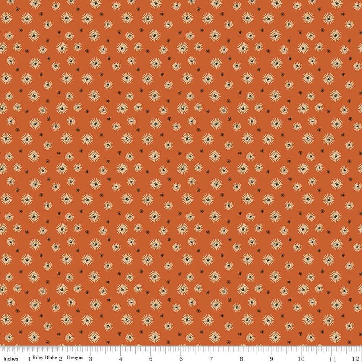 Morning Latte – Quilting Cotton Fabric – Seedpods - Spice