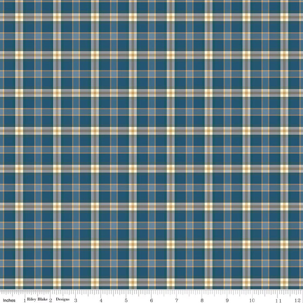 A Spoonful of Sugar - Quilting Cotton Fabric - Plaid Poppins - Evening
