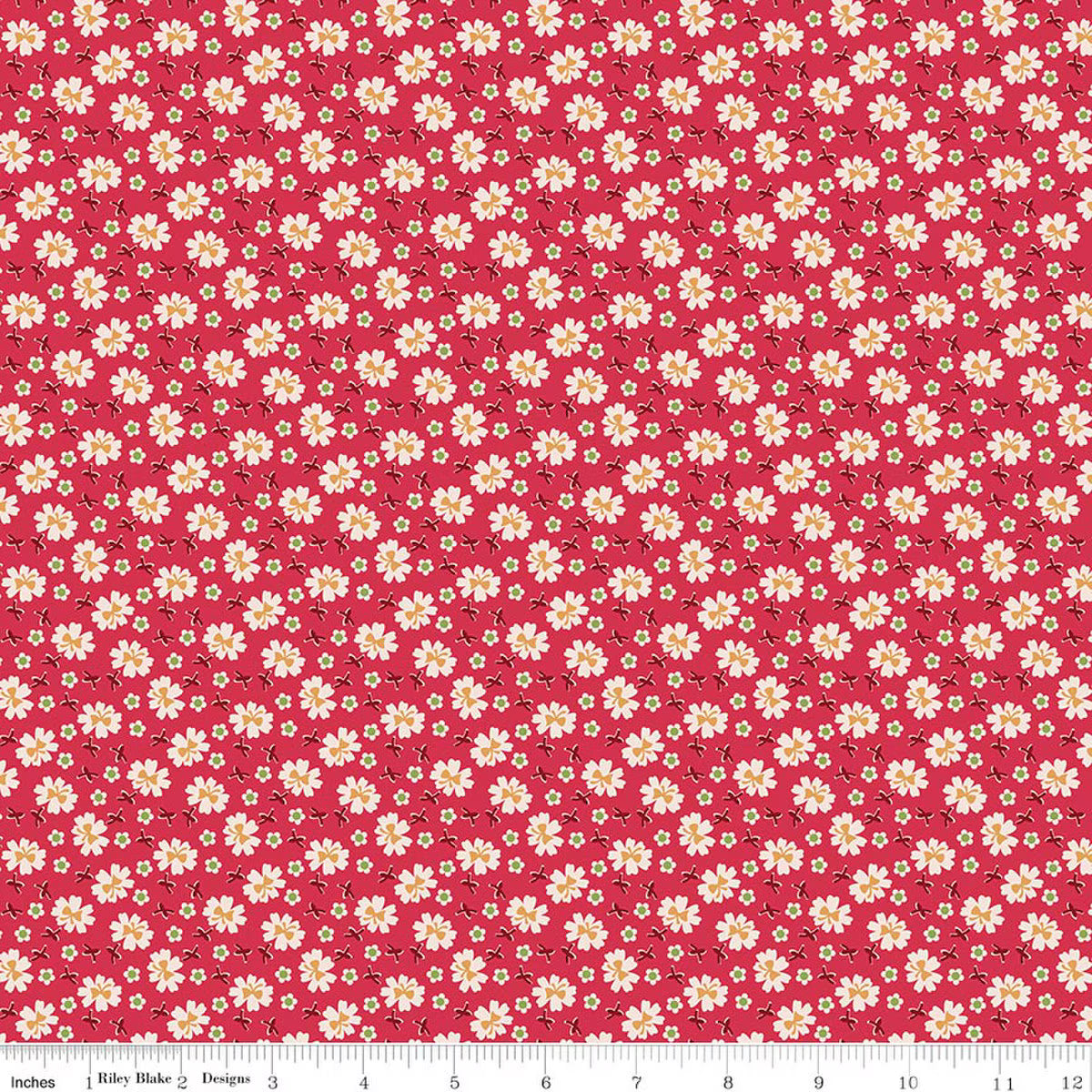 Farmer's Daughter – Quilting Cotton Fabric – Bows - Tea Rose
