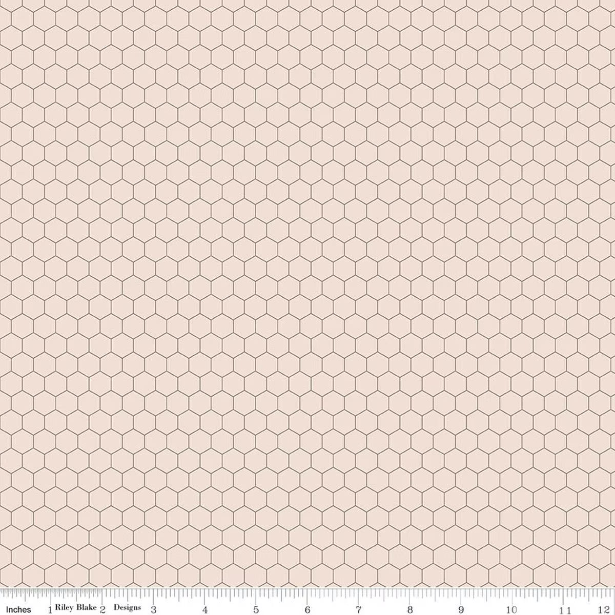 Farmer's Daughter – Quilting Cotton Background – Chicken Wire - Rustic
