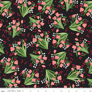 Front Porch - Quilting Cotton Fabric - Main - Black