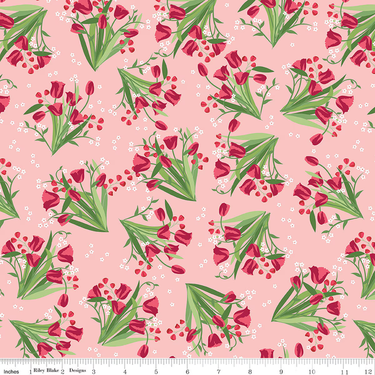 Front Porch - Quilting Cotton Fabric - Main - Coral