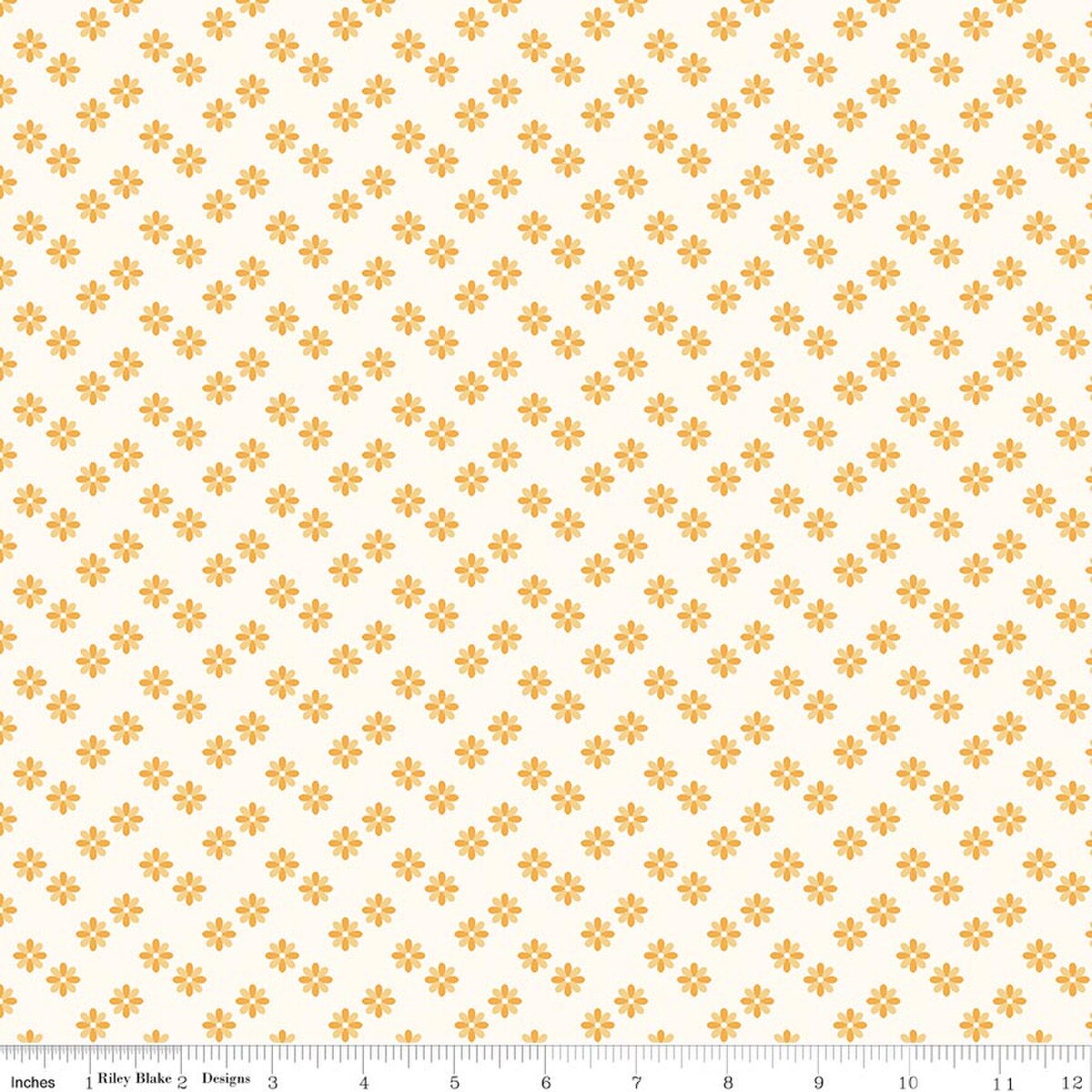 Meadow Moments - Quilting Cotton - Flower Sprinkle - Cream