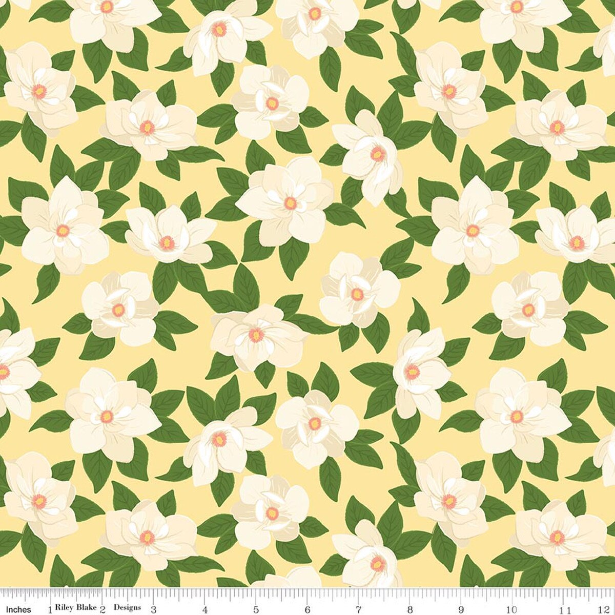 Southern Charm - Quilting Cotton Fabric - Main - Yellow
