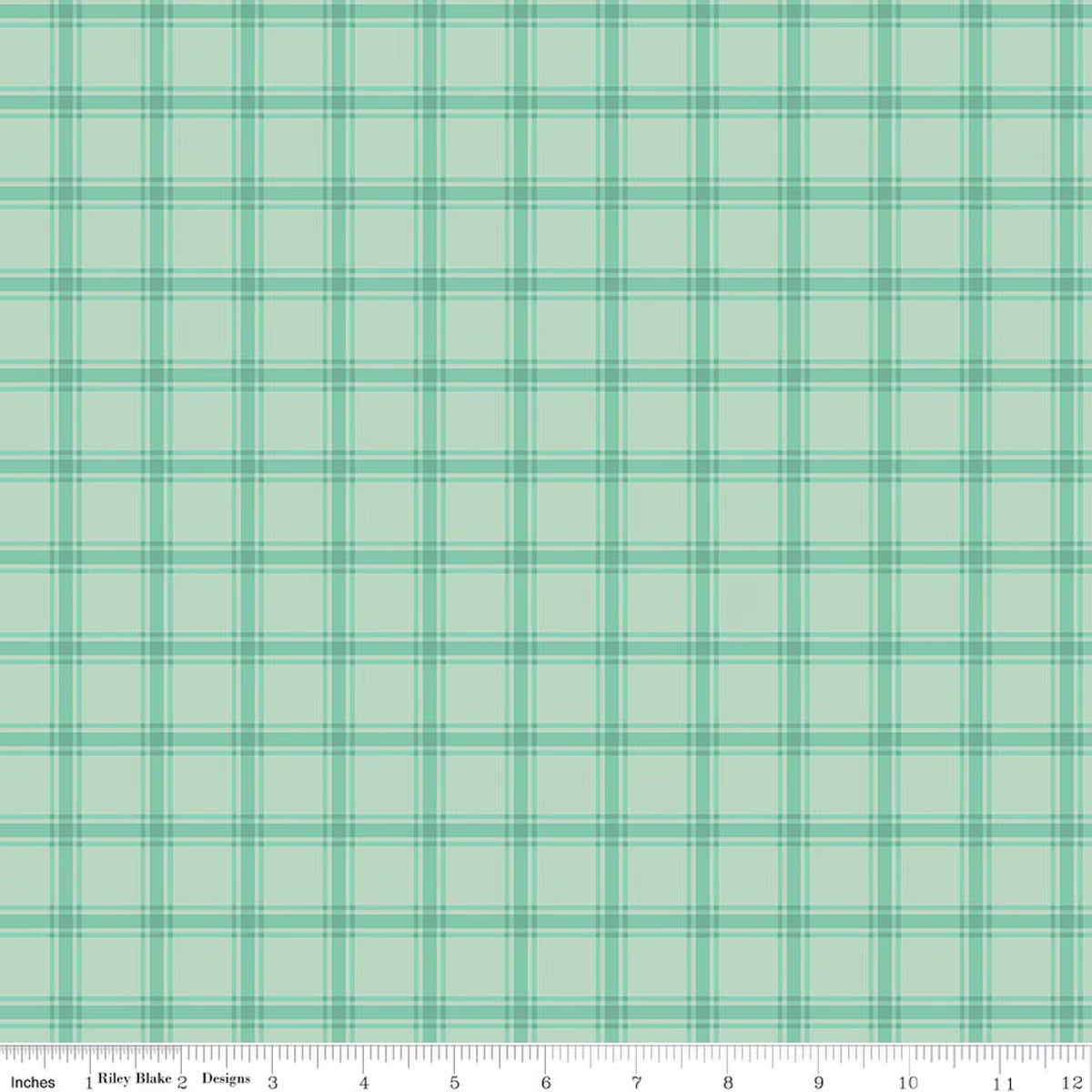 Southern Charm - Quilting Cotton Fabric - Gingham - Mint
