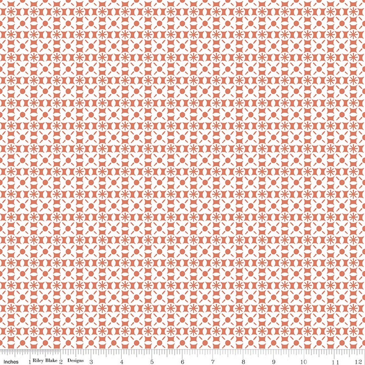 Sketchbook - Quilting Cotton Fabric - Geo - Ginger