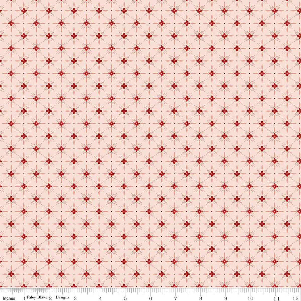 Christmas Greetings - Quilting Cotton Fabric - Twinkle - Pink