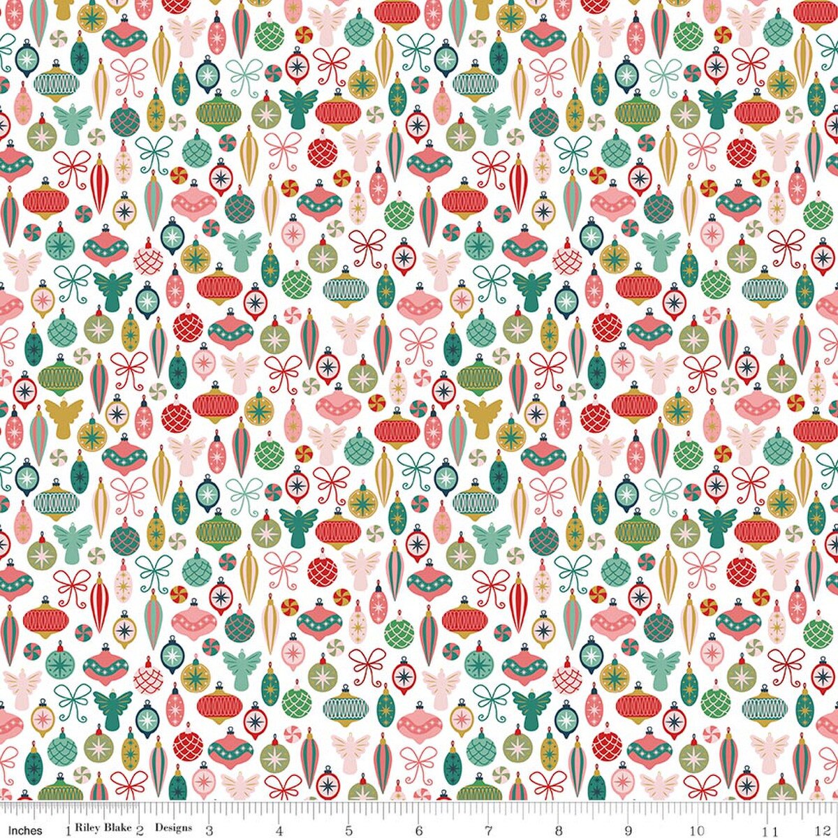 Nutcracker Tradition - Quilting Cotton Fabric - Adorn the Tree - Snow