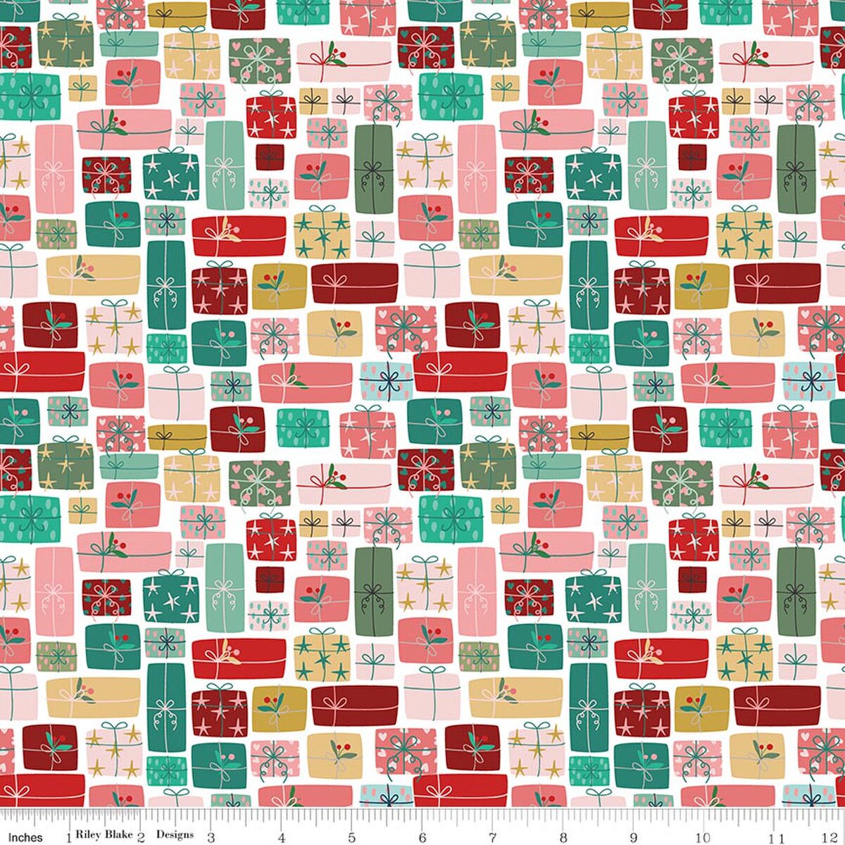 Nutcracker Tradition - Quilting Cotton Fabric - Gifts of Giving - Multi
