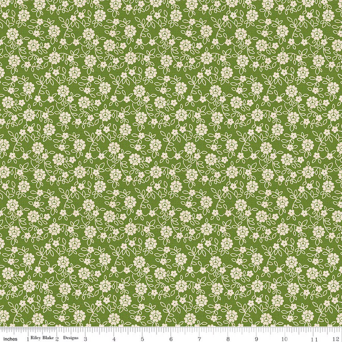Baked With Love - Quilting Cotton Fabric - Family - Olive