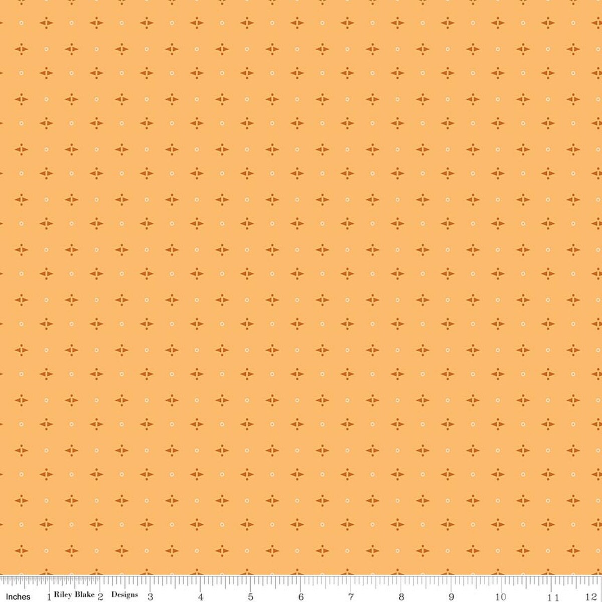 Baked With Love - Quilting Cotton Fabric - Memories - Marigold