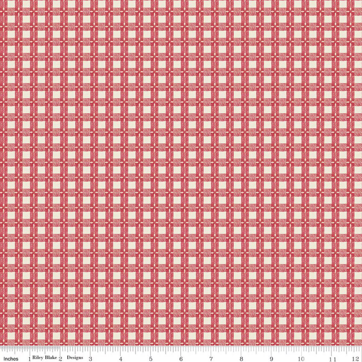Baked With Love - Quilting Cotton Fabric - Tablecloth - Schoolhouse
