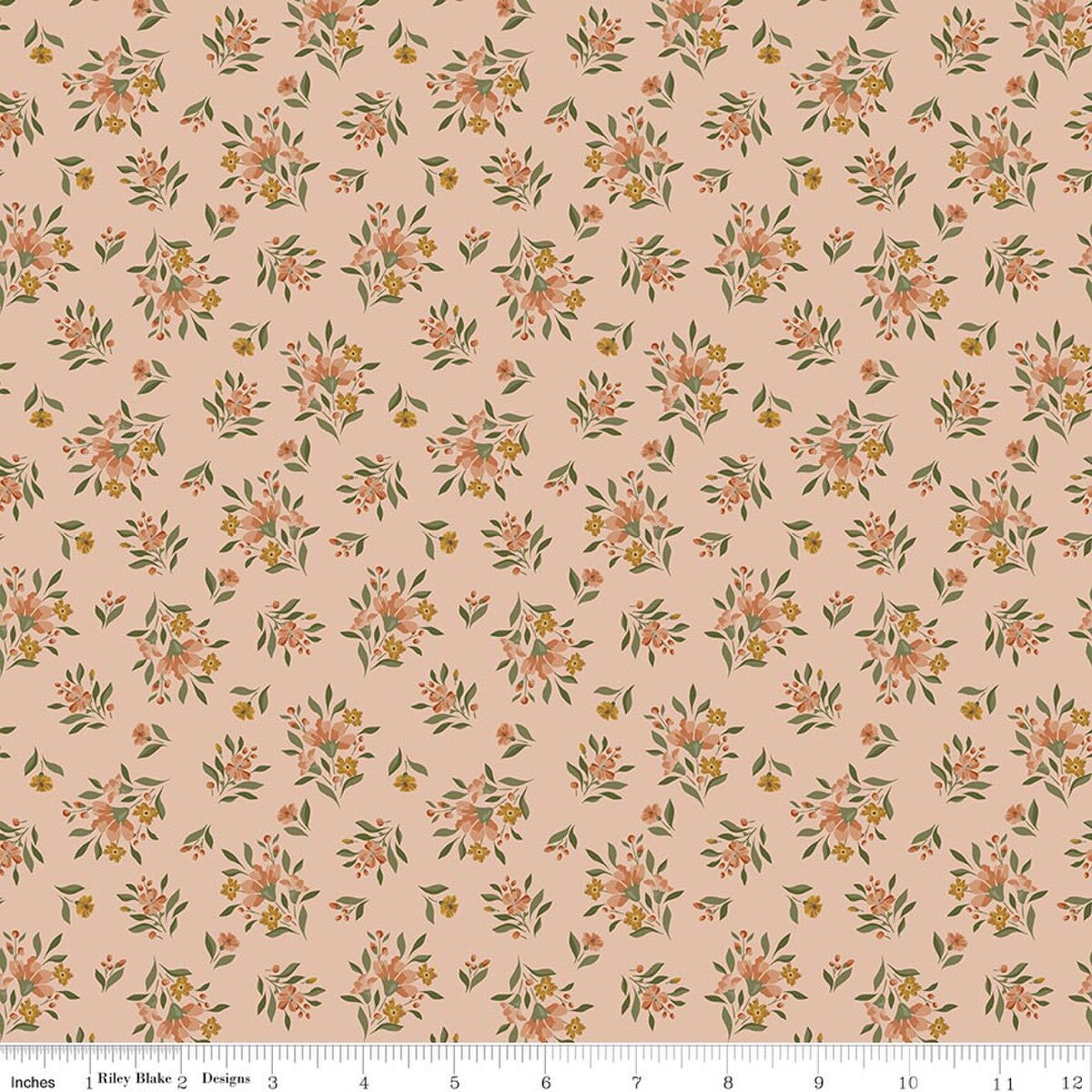 Worth Repeating - Quilting Cotton Fabric - Floral - Blush