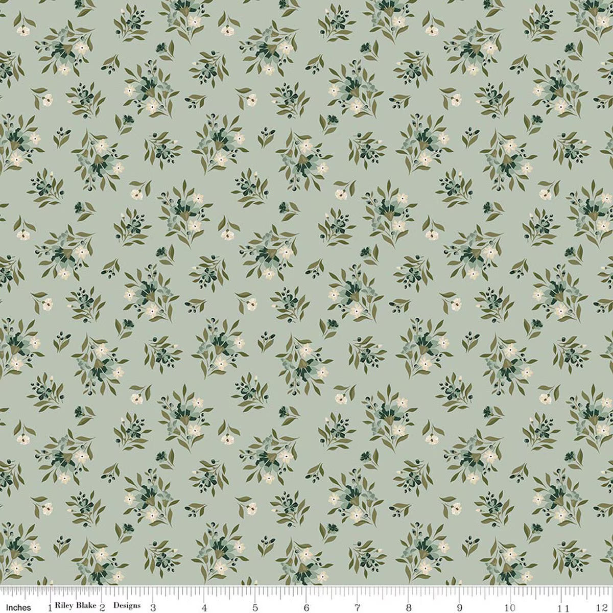 Worth Repeating - Quilting Cotton Fabric - Floral - Laurel