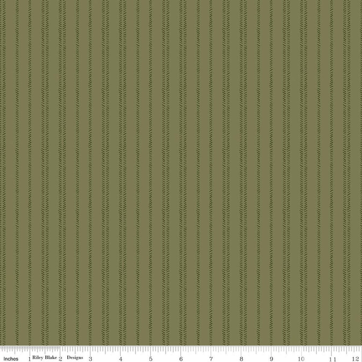 Worth Repeating - Quilting Cotton Fabric - Stripes - Green