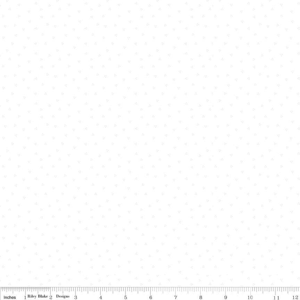 Tone-on-Tone White - Quilting Cotton Fabric - Triangles
