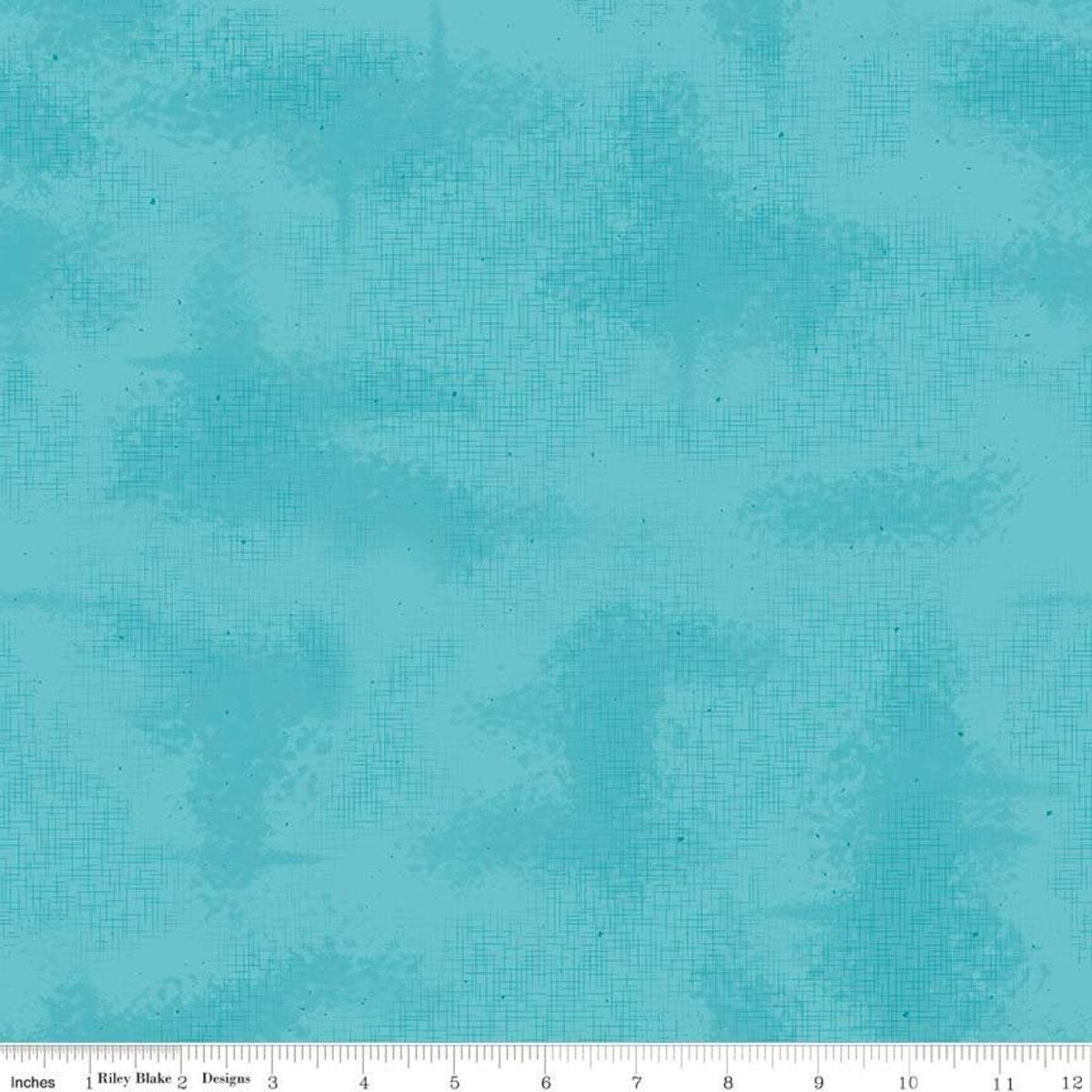 Shabby – Quilting Cotton Fabric - Peacock - Teal