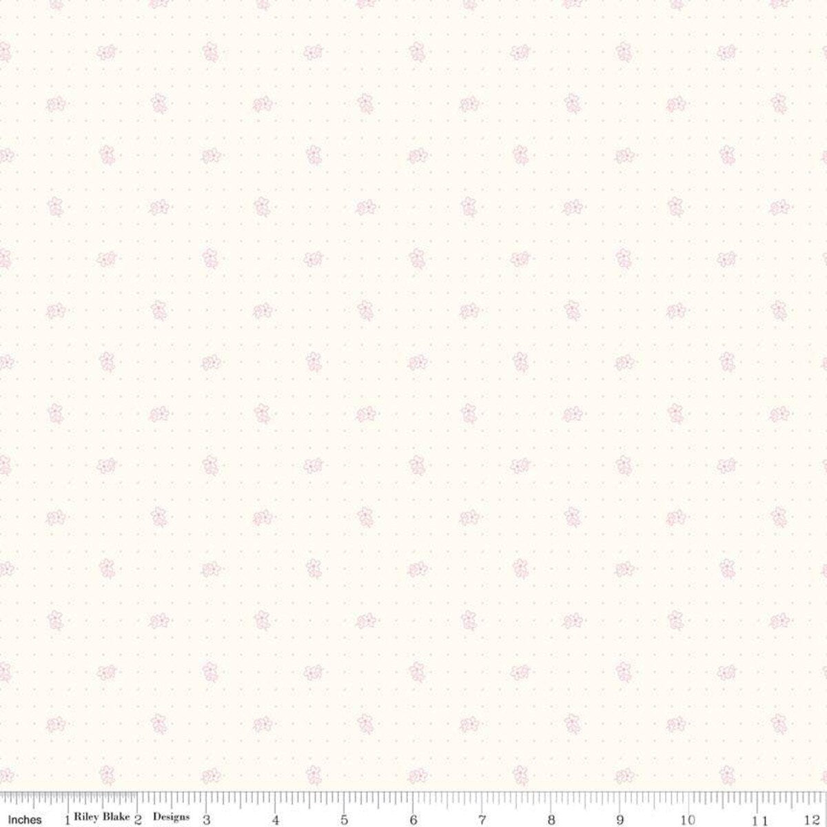 Bee Backgrounds – Quilting Cotton Fabric – Daisy – Pink