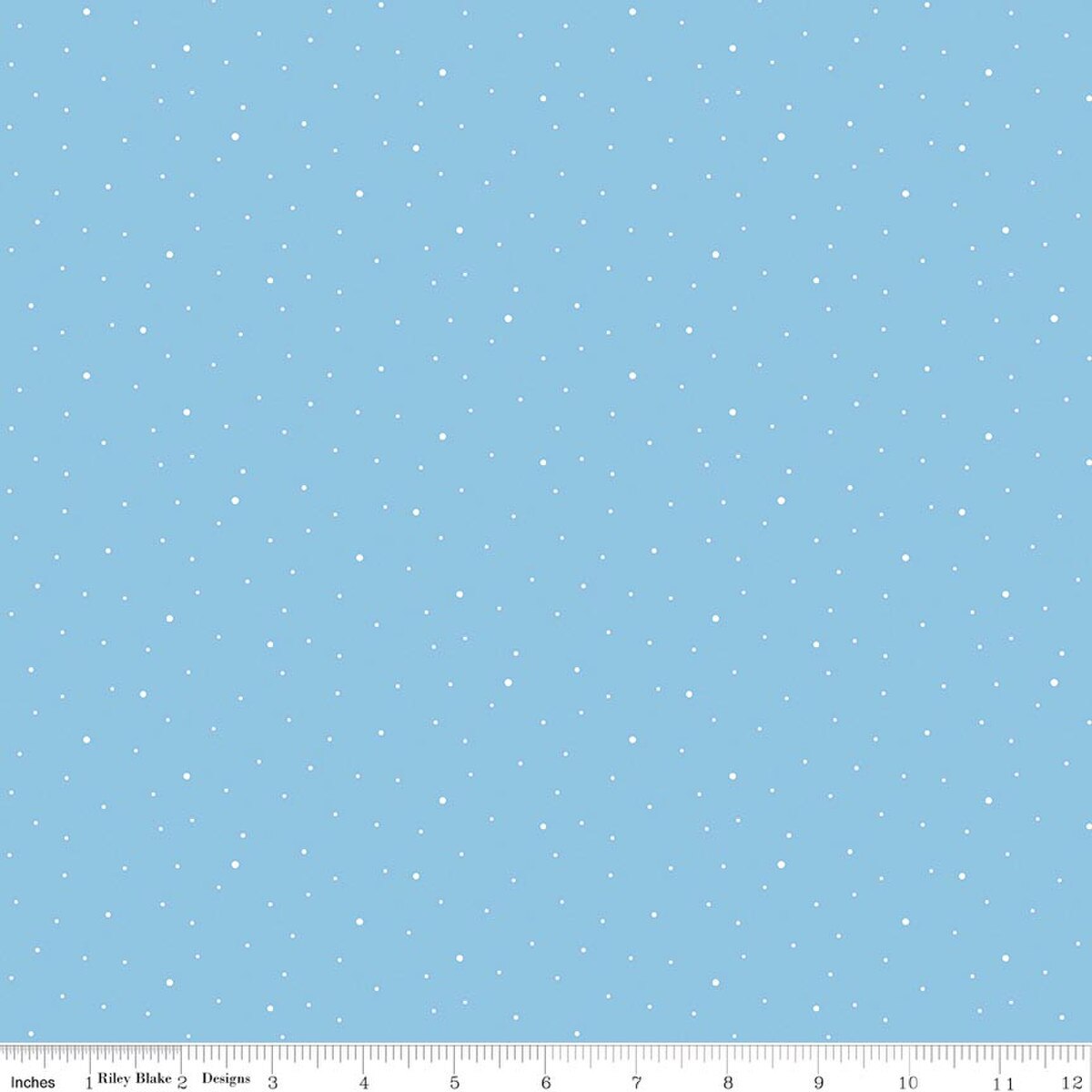 Dapple Dot - Quilting Cotton Fabric - Boy Blue