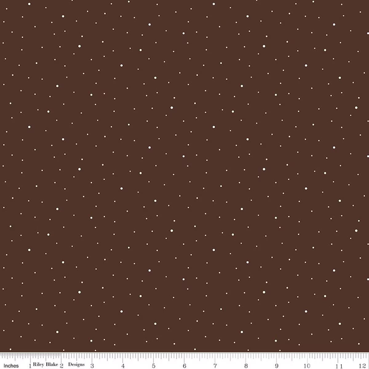 Dapple Dot - Quilting Cotton Fabric - Brownie
